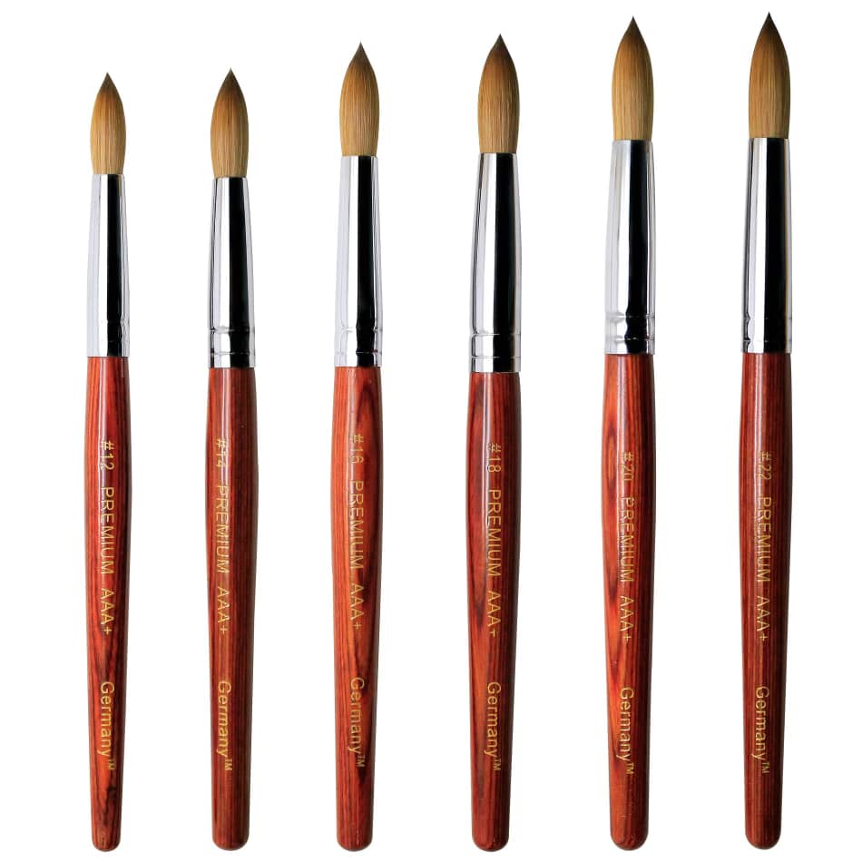 Premium AAA+ Kolinsky Acrylic Brush – Chisel Nail Arts
